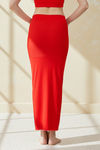 Zivame All Day Flared Mermaid Reversible Saree Shapewear - Red N Pink — thumbnail 3